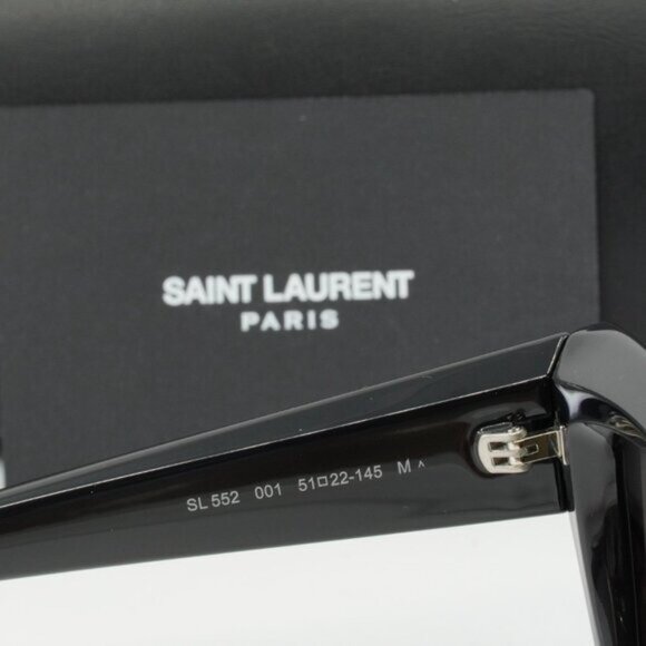 Final Price! Saint Laurent SL552 001 Black Sunglasses - Picture 7 of 12
